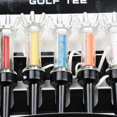 Improve Your Golf Game with the  5Pcs Magnetic Plastic Golf Tee Set - 360Degree Bounce