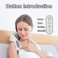 Shiatsu Massagers for Neck and Shoulder, Electric Back and Neck Massager for Relaxing F Deep Tissue, Kneading Massager for Neck, Back, Shoulder, Leg Comfort