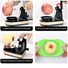 Multifunction Rotary Fruit Peeler Manual Fruit Apple Peeler Machine with Cutting Apple Slicer Kitchen Gadgets Tools