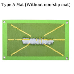 Golf Training Mat for Swing Detection Batting Path Feedback Practice Hitting Mats Training Aid Equipment Indoor Outdoor